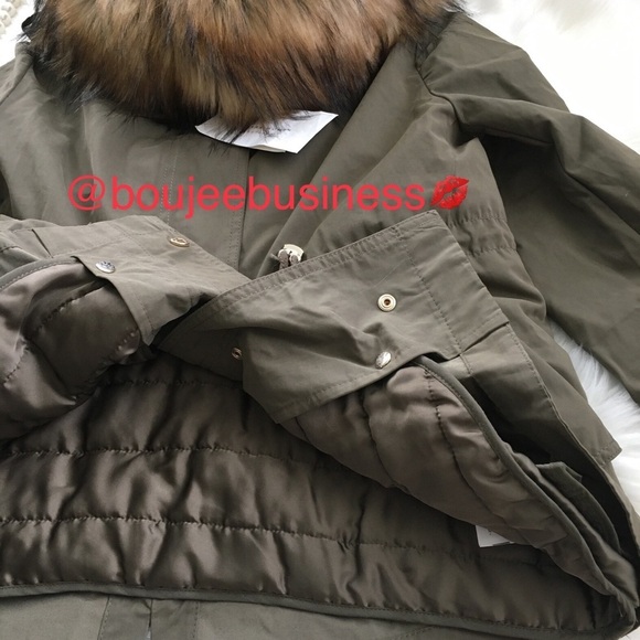 ZARA Short Hooded Parka - Picture 6 of 8
